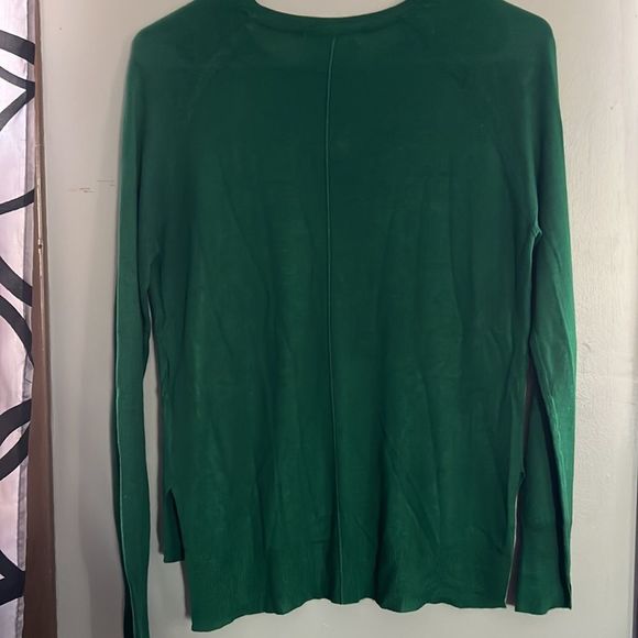 Zara knit lightweight Kelly green sweater size small - Picture 4 of 5